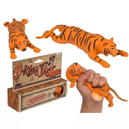 Antistresová loptička Tiger 19 cm