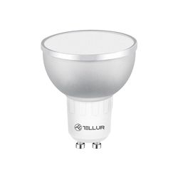 Tellur WiFi Smart LED RGB žiarovka GU10, 5 W, čirá, teplá biela