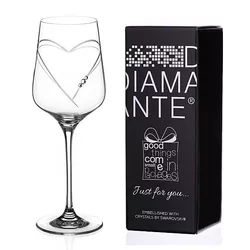 Diamante JFY Hearts wine 450 ml