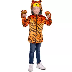 Kostým detský Tiger, bunda s chvostom veľ. M-L